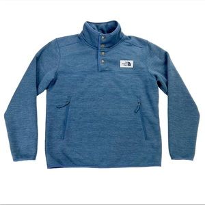 The North Face Men's Medium Sherpa Patrol 1/4 SNAP Fleece Sweatshirt Sweater